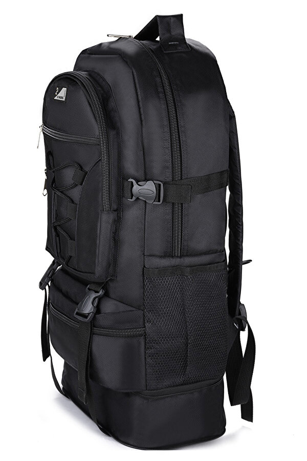 ST-02 dağcı su geçirmez çok gözlü kampçı-seyehat-dağcı çantası SİYAH