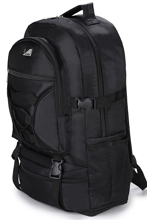 ST-02 dağcı su geçirmez çok gözlü kampçı-seyehat-dağcı çantası SİYAH