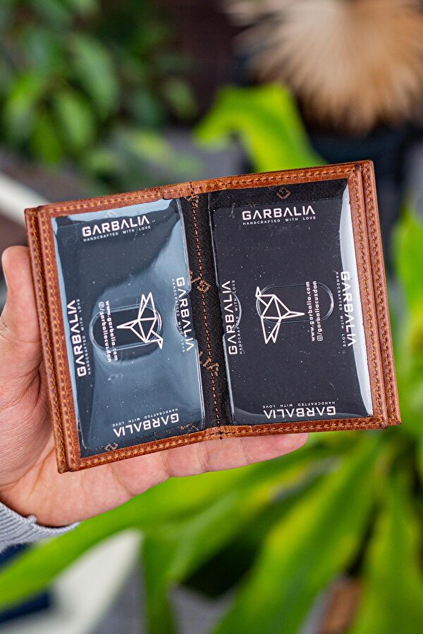 Vera Hakiki Deri Minimal Kartlık Crazy Taba