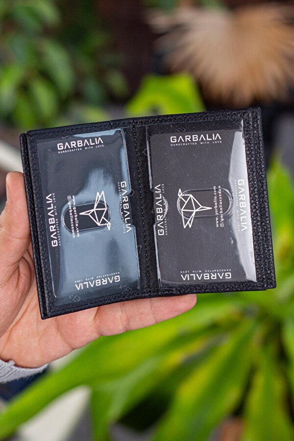 Vera Hakiki Deri Minimal Kartlık Siyah