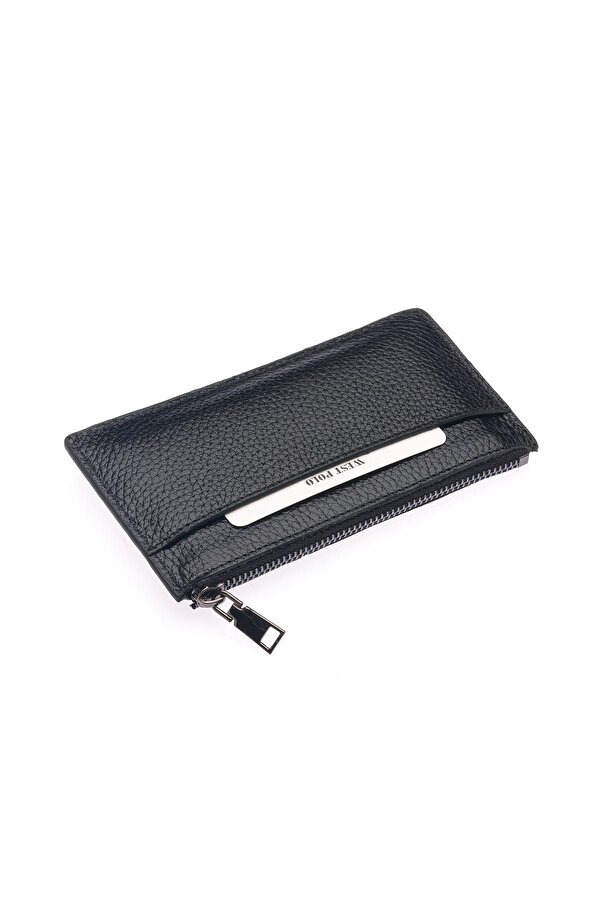 WEST POLO 1312 HAKİKİ DERİ KADIN CÜZDAN KADIN KARTLIK SİYAH