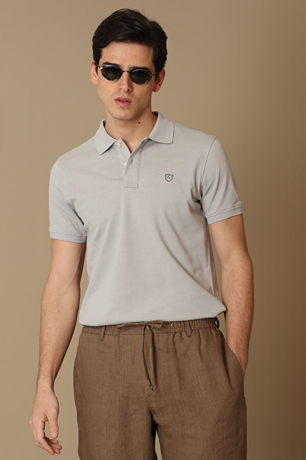 Erkek Laon Spor Polo Yaka T-Shirt 627111040091 Taş