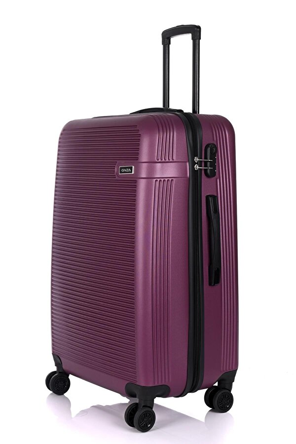 3000 Unisex 3 Lü Valiz Seti Mürdüm