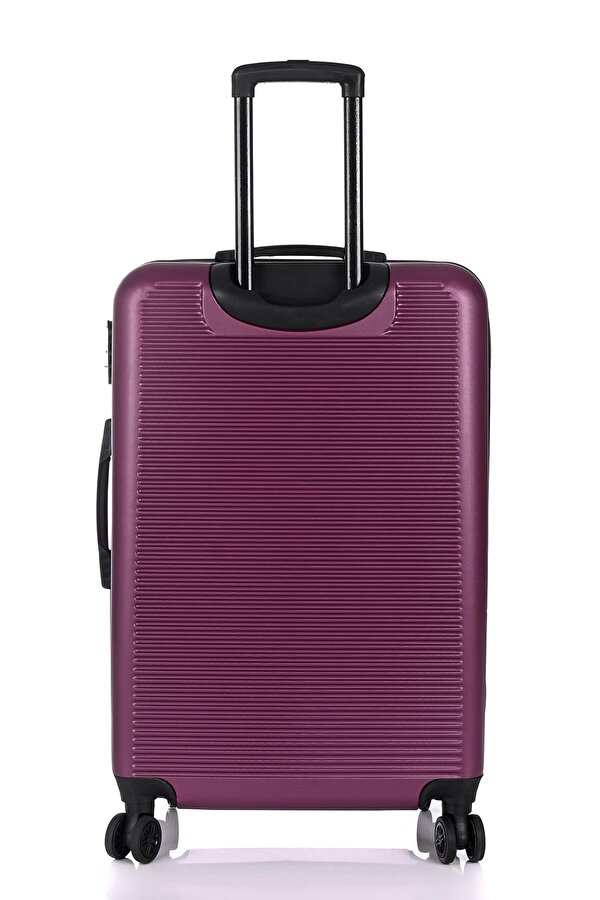 3000 Unisex 3 Lü Valiz Seti Mürdüm