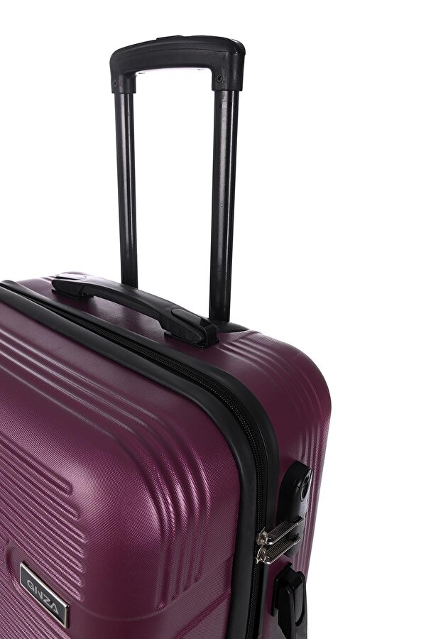 3000 Unisex 3 Lü Valiz Seti Mürdüm