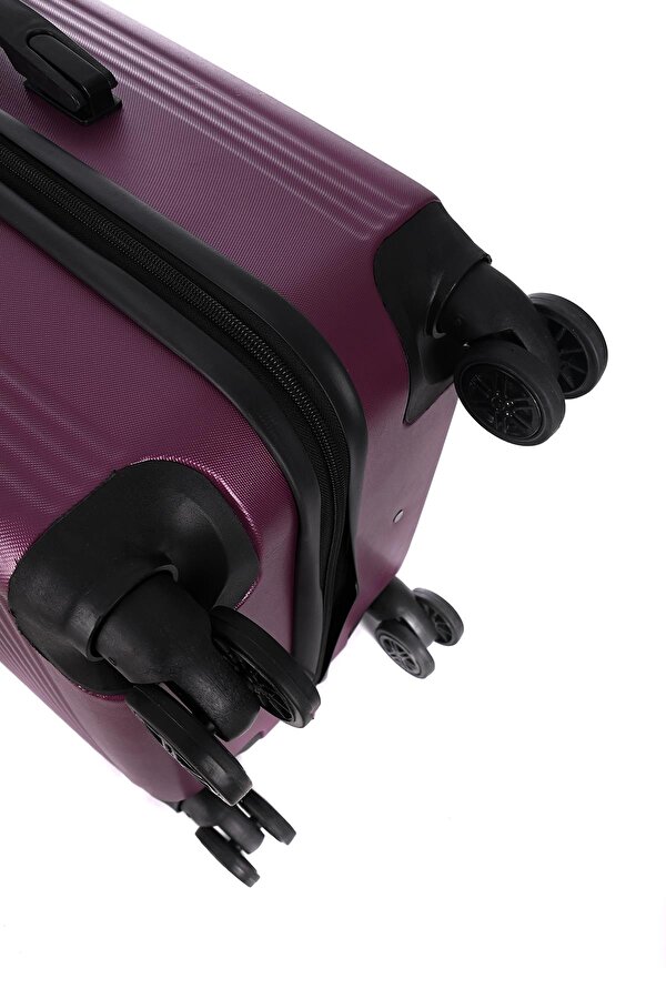 3000 Unisex 3 Lü Valiz Seti Mürdüm