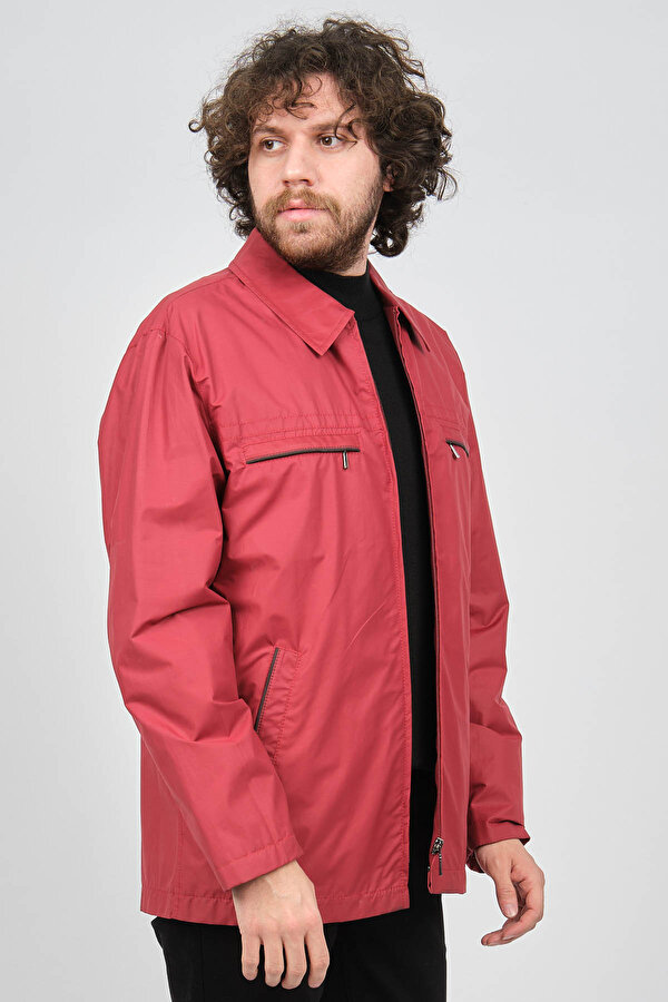 Erkek Fermuar Cepli Mevsimlik Mont 4925100 Bordo