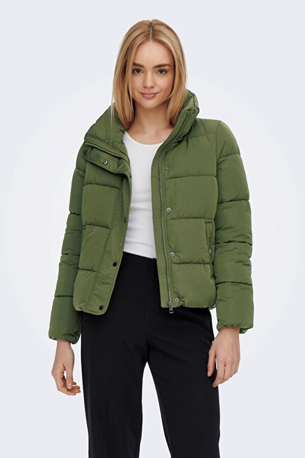 Kadın Cool Puffer Şişme Mont 65515196546 Haki