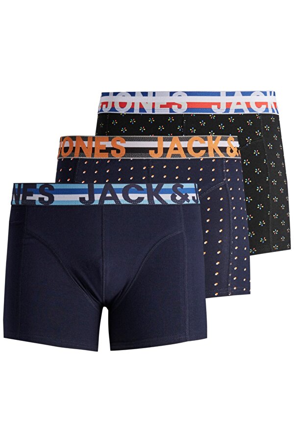Erkek 3 lü Paket Henrik Boxer 63412151351 Siyah- Laci