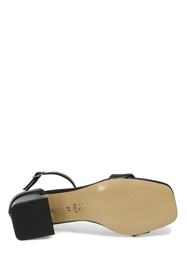 ELLY 3FX Siyah Kadın Topuklu Sandalet