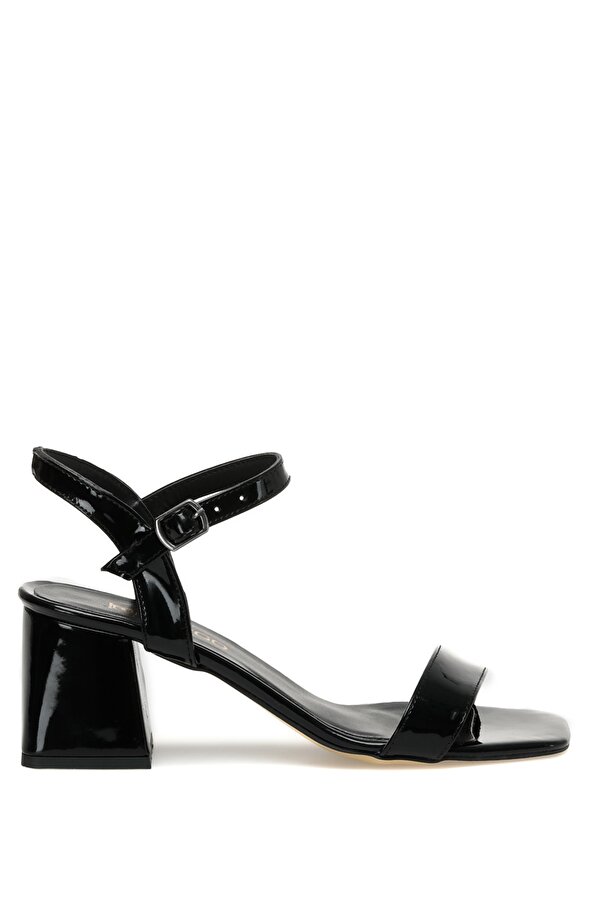 KRISY 3FX Siyah Kadın Topuklu Sandalet