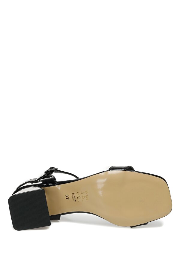 KRISY 3FX Siyah Kadın Topuklu Sandalet