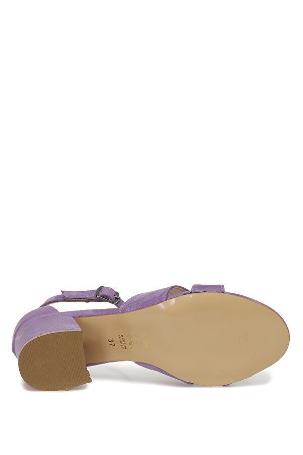 TREY 3FX Lila Kadın Topuklu Sandalet