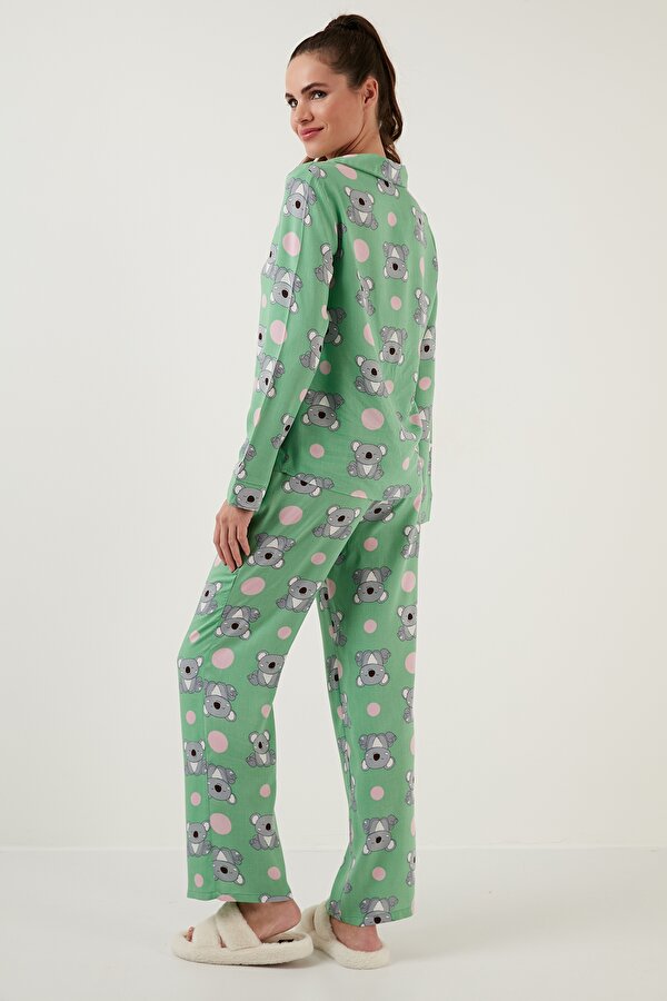 Bayan Pijama Takımı 611PT288 YEŞİL