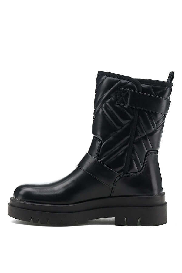 Nine West Anela 1Pr Black Woman Biker Boots