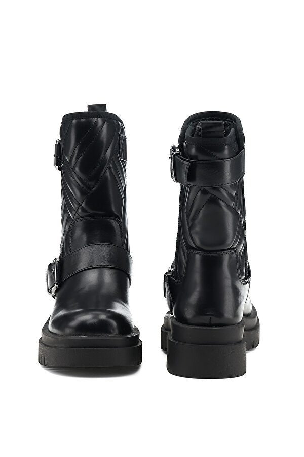 Nine West Anela 1Pr Black Woman Biker Boots