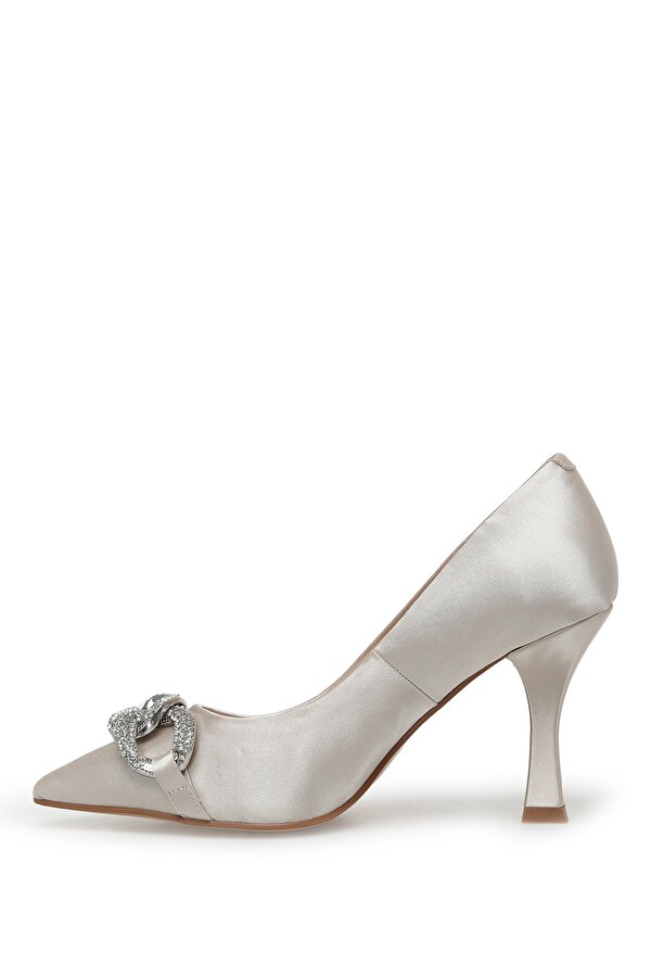 BINE2 2PR Bej Kadın Topuklu Ayakkabı