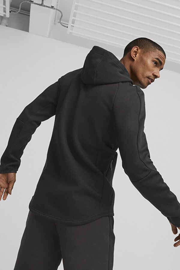 Puma Evostripe Hoodie Dk Черный Мужчина Джемпер