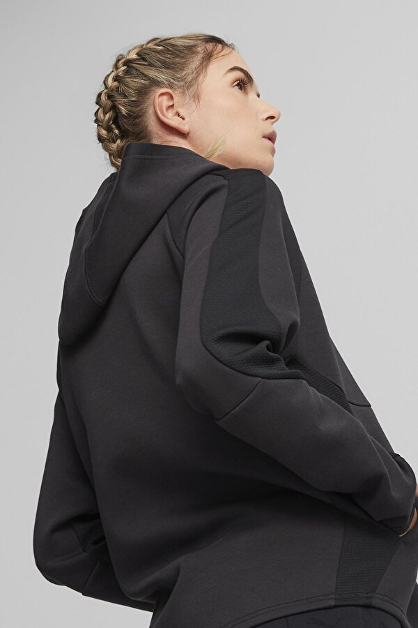 Puma Evostripe Hoodie Черный Женщина Джемпер