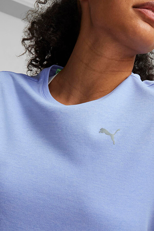 Puma Run Favorite Heather Ss T Синий 008 Женщина Футболка