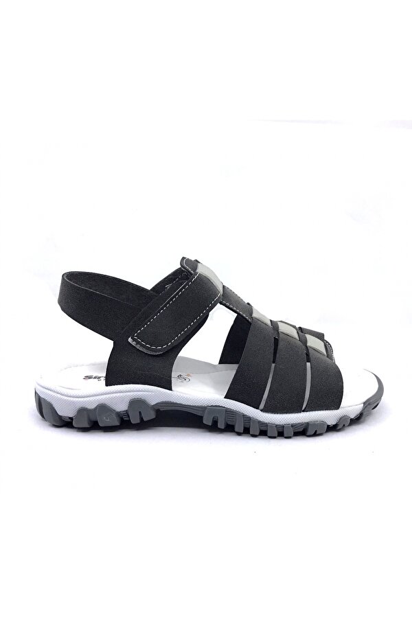 4005 Şeritli Erkek Çocuk Sandalet Ayakkabı