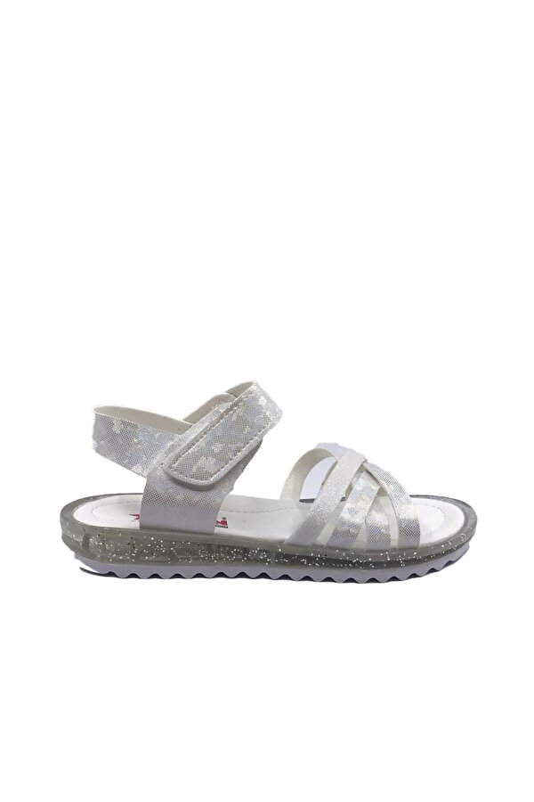 4010 Simli Bantlı Kız Çocuk Bebe Sandalet Ayakkabı
