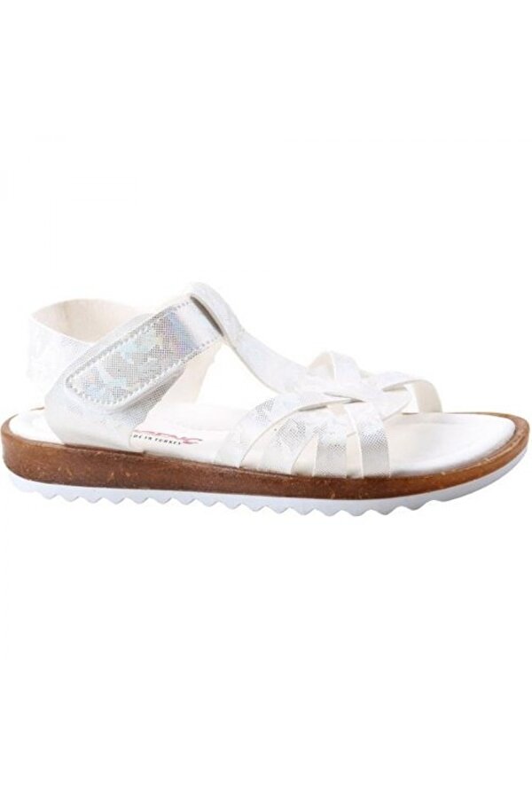 4011 Çapraz Bantlı Kız Çocuk Bebe Sandalet Ayakkabı
