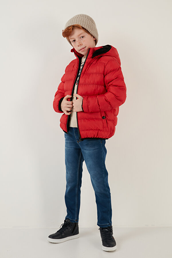 Unisex Çocuk Mont 5764516 KIRMIZI