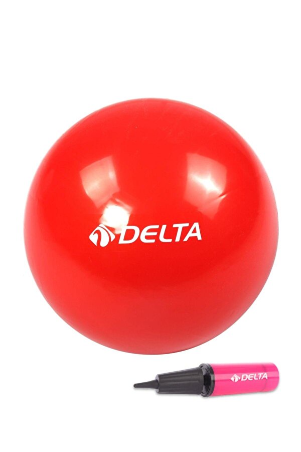 25 cm Kırmızı Pilates Denge Egzersiz Topu + Pilates Topu Pompası