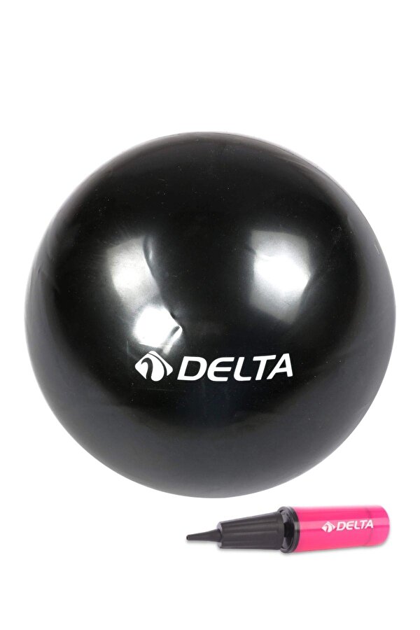25 cm Siyah Pilates Denge Egzersiz Topu + Pilates Topu Pompası