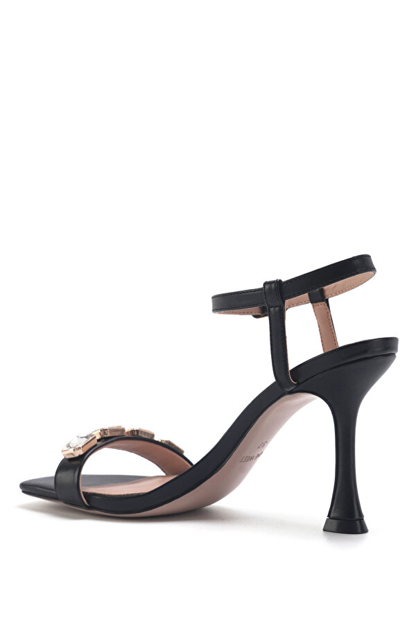 ASAYEN 3FX Siyah Kadın Topuklu Sandalet