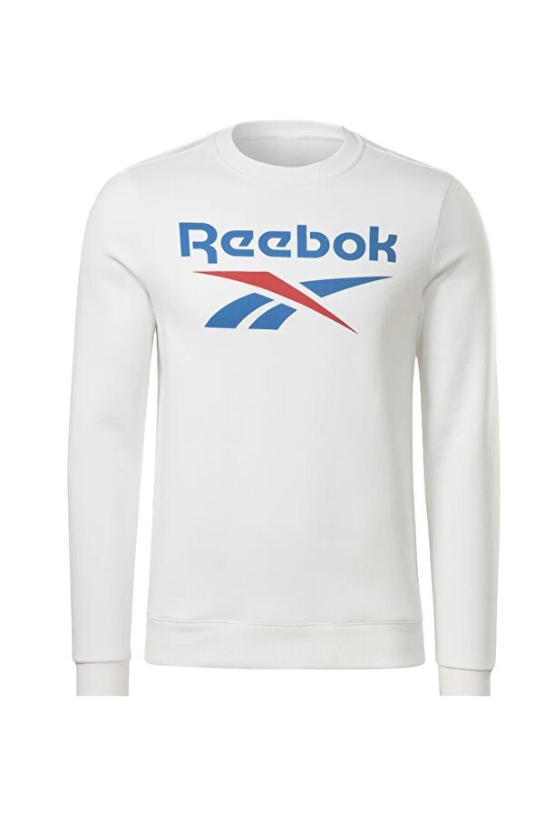 Reebok Ri Flc Big Logo Cre Белый Мужчина Джемпер