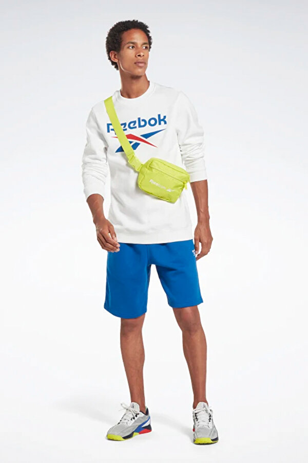Reebok Ri Flc Big Logo Cre Белый Мужчина Джемпер