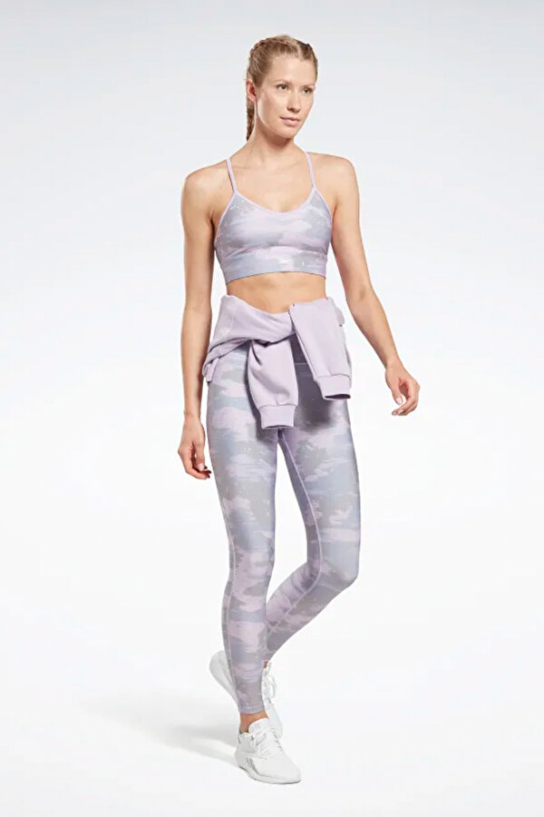 Reebok Wor Camo Bra Фиолетовый 010 Женщина Топ