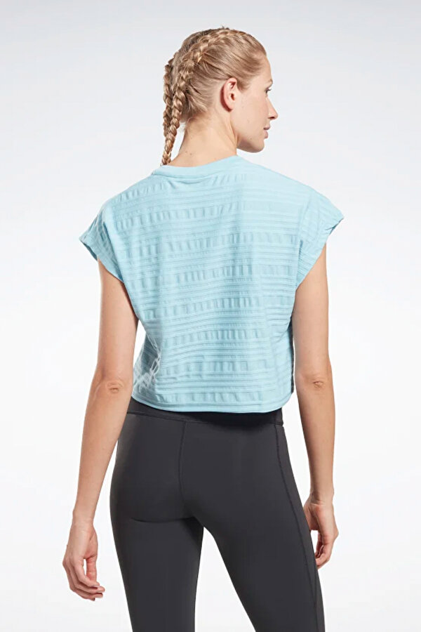 Perforated Tee BLUE Woman 054