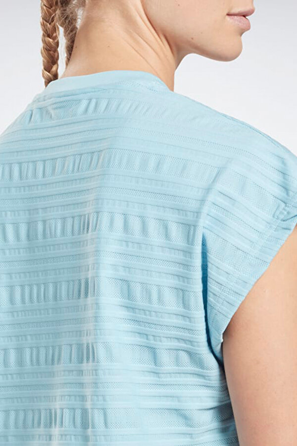 Perforated Tee BLUE Woman 054