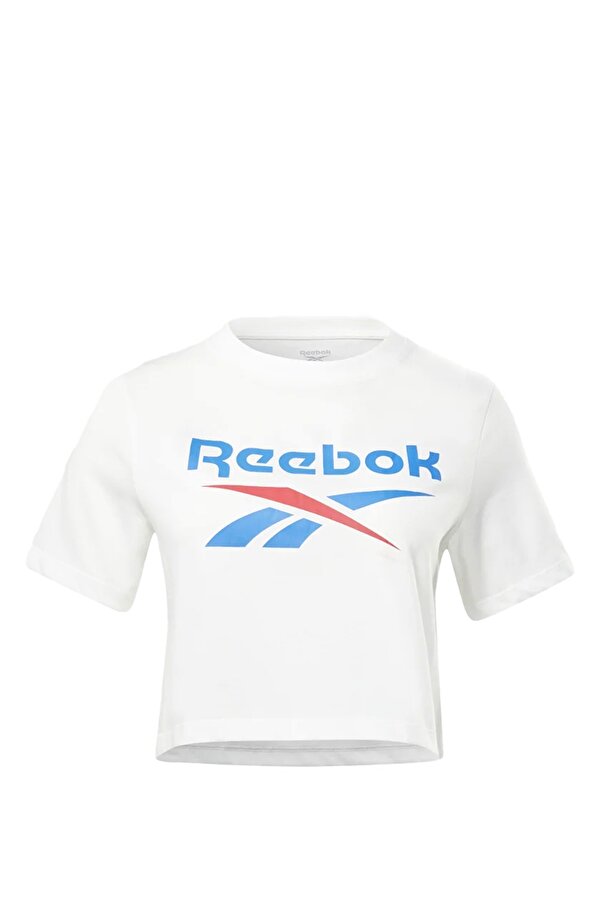 Reebok Ri Bl Crop Tee Белый Женщина Футболка
