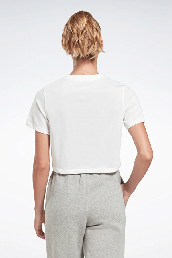 Reebok Ri Bl Crop Tee Белый Женщина Футболка