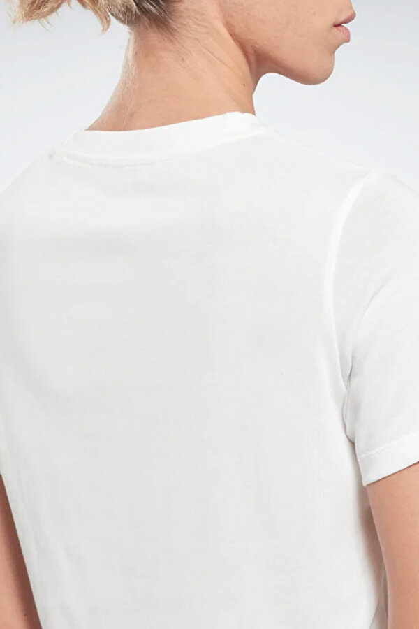Reebok Ri Bl Crop Tee Белый Женщина Футболка