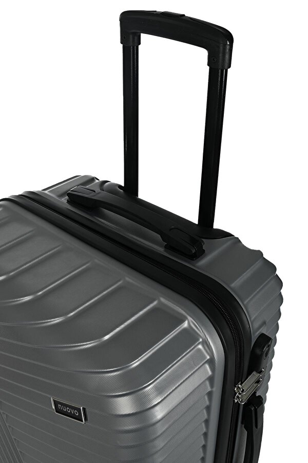 Unisex 3 Lü Valiz Seti Gümüş