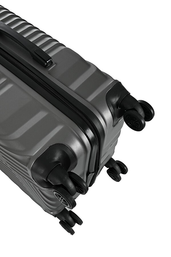 Unisex 3 Lü Valiz Seti Antrasit