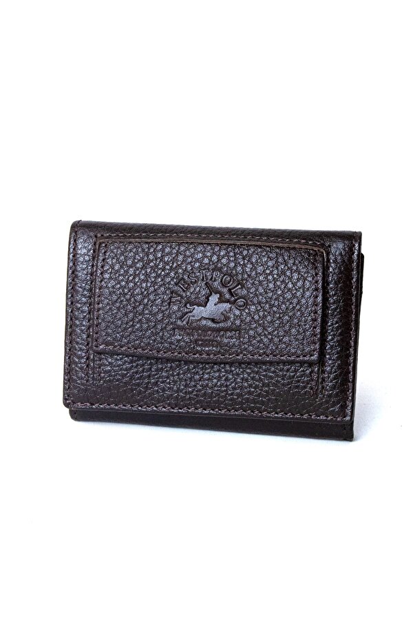 Hakiki Deri Kahverengi Mini Unisex Cüzdan Kartlık TR2732