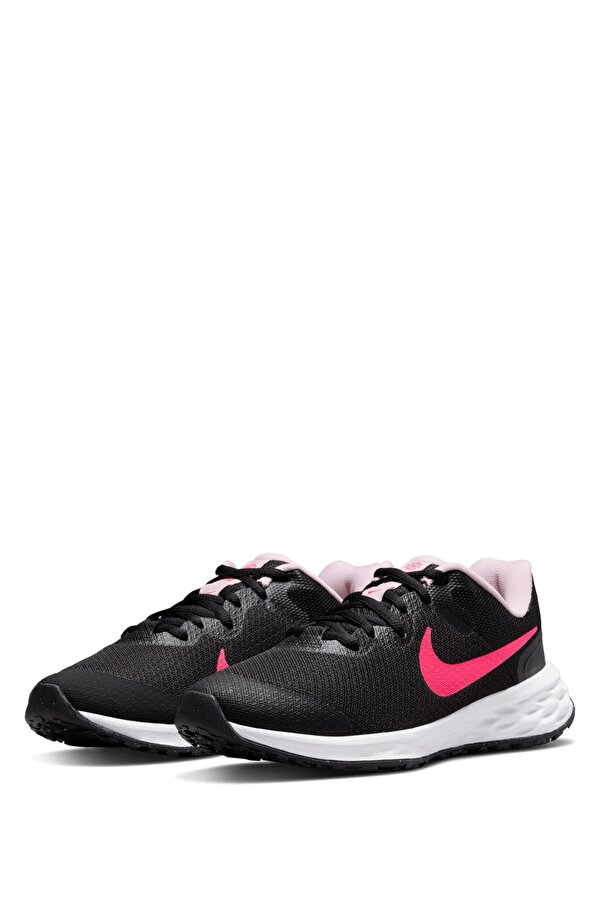 Nike Nike Revolution 6 Nn (Gs) Черный Женщина Кроссовки Для Бега