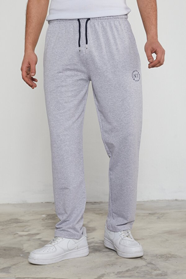 Erkek Düz Paça Basic Eşofman Altı