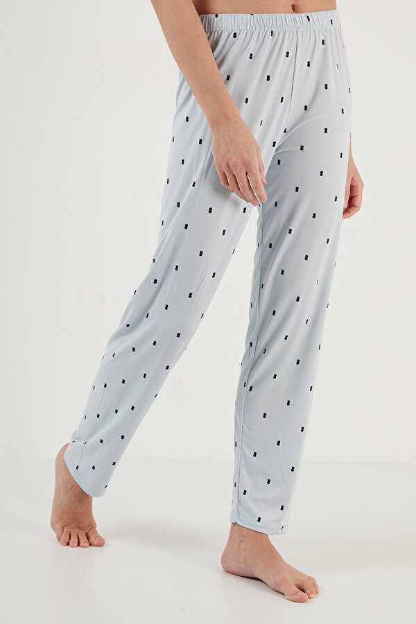 Bayan Pijama Takımı 6097515 AÇIK MAVİ