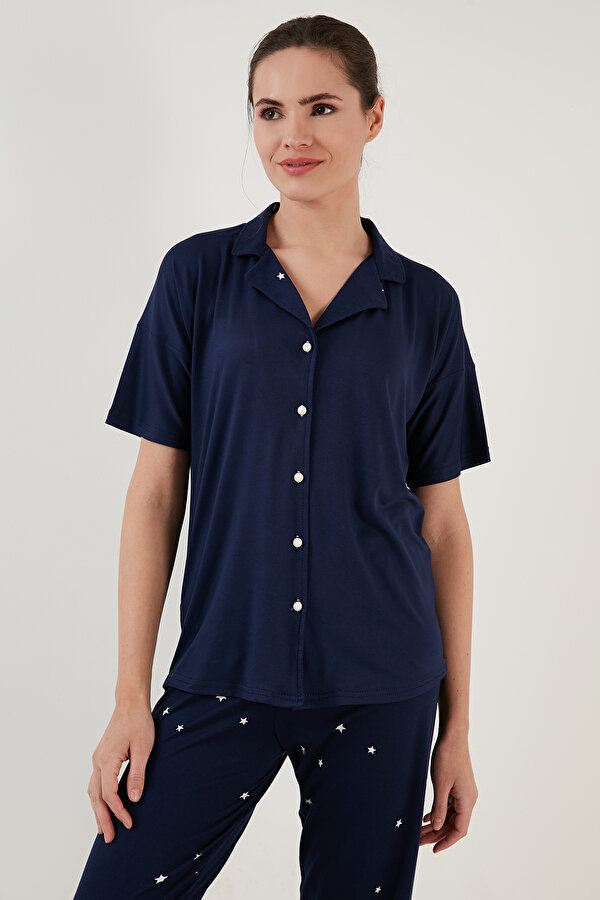 Bayan Pijama Takımı 6097515 LACİVERT