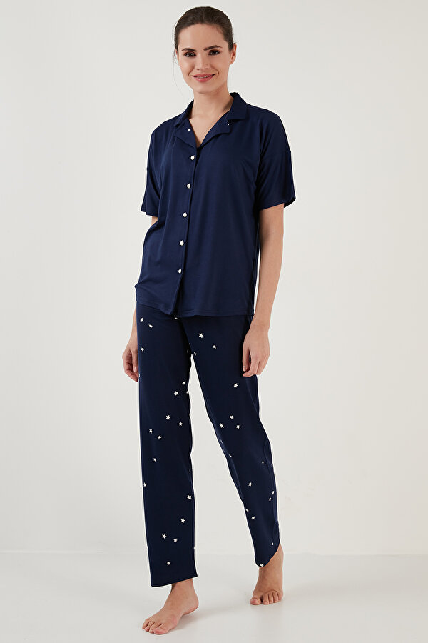 Bayan Pijama Takımı 6097515 LACİVERT