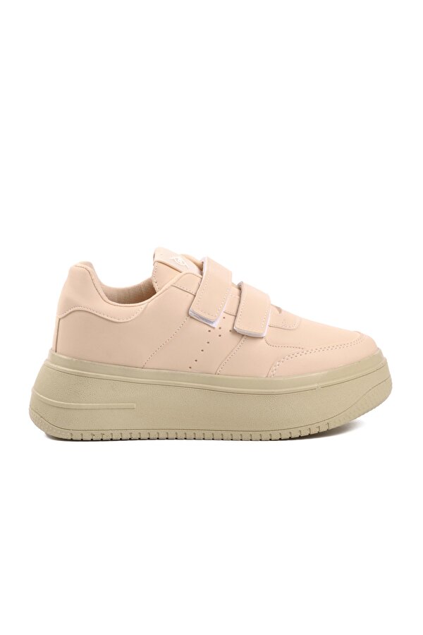 Dnp-2106 Bej Kalın Taban Kadın Sneaker