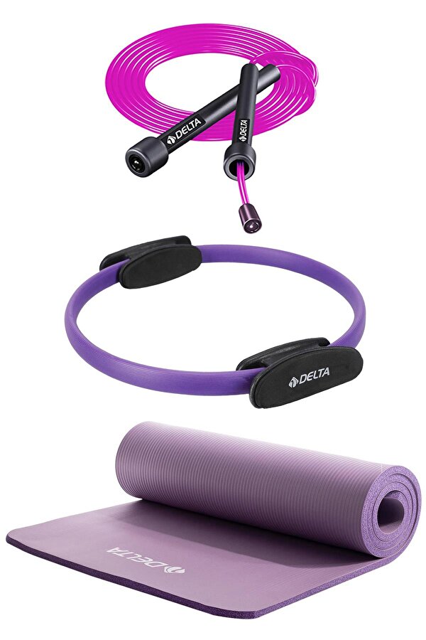 15 mm Pilates Minderi 38 cm Pilates Çemberi Atlama İpi Seti