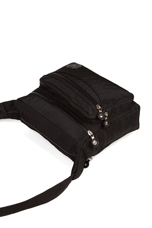 Kadın Siyah Çapraz Askılı Postacı Omuz Çantası